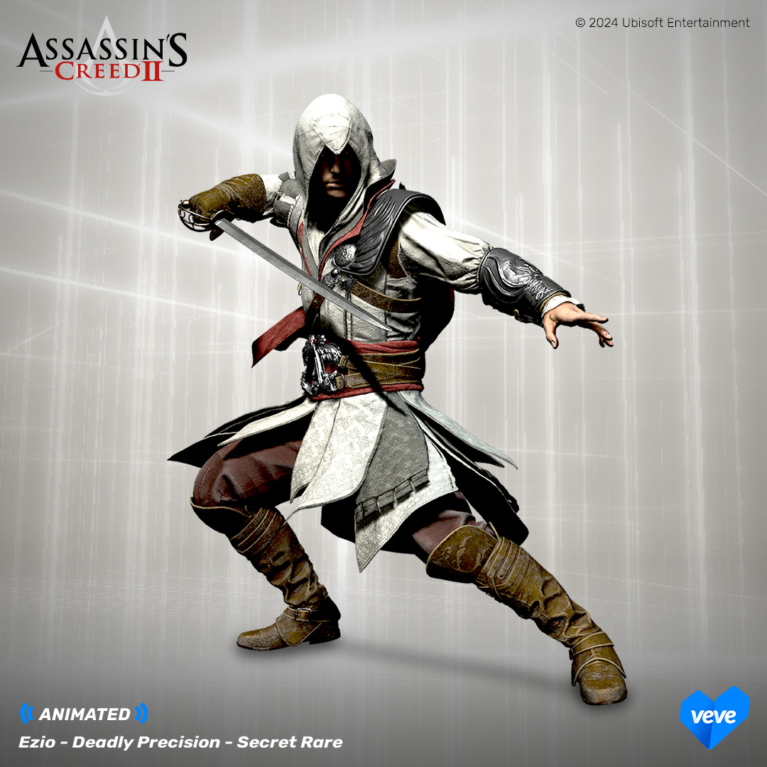 Ezio from Assassin's Creed II with his sword