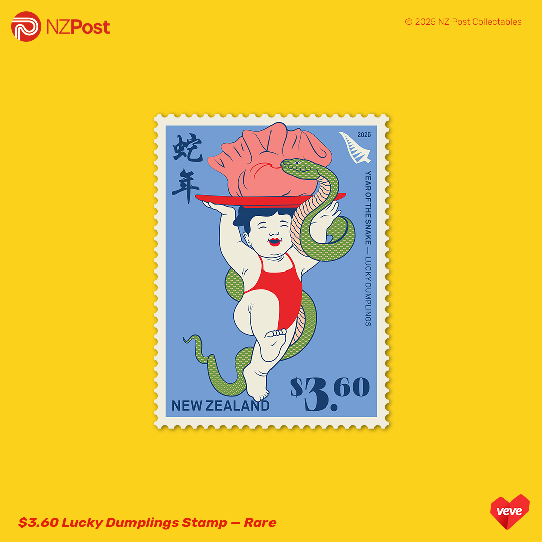 NZ Post digital stamp collectible lucky dumplings