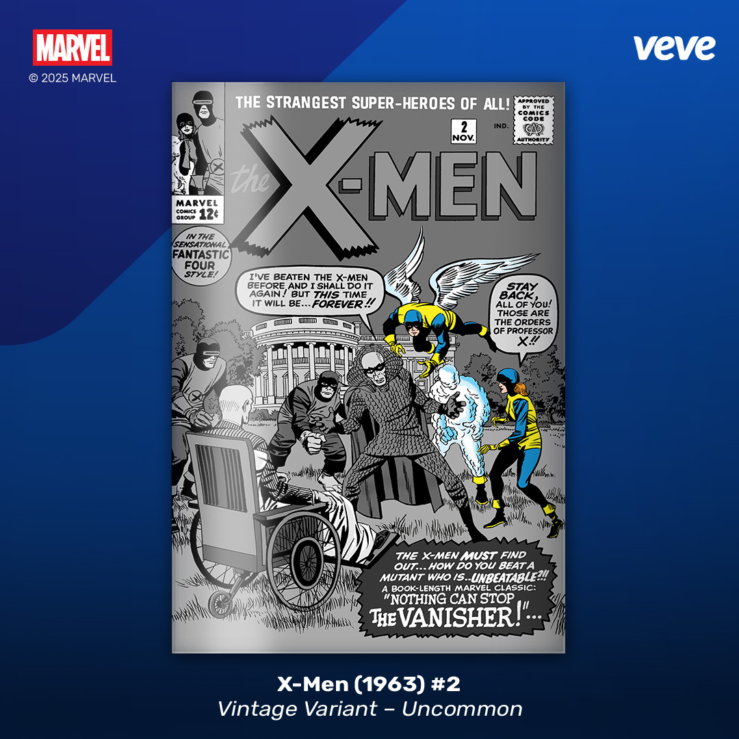 uncommon variant X-Men #2 1963 Marvel digital comic on VeVe