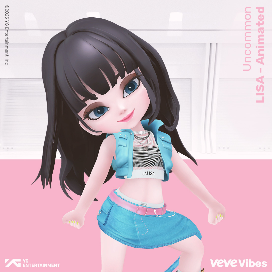 BLACKPINK LISA limited edition collectible in a dance pose