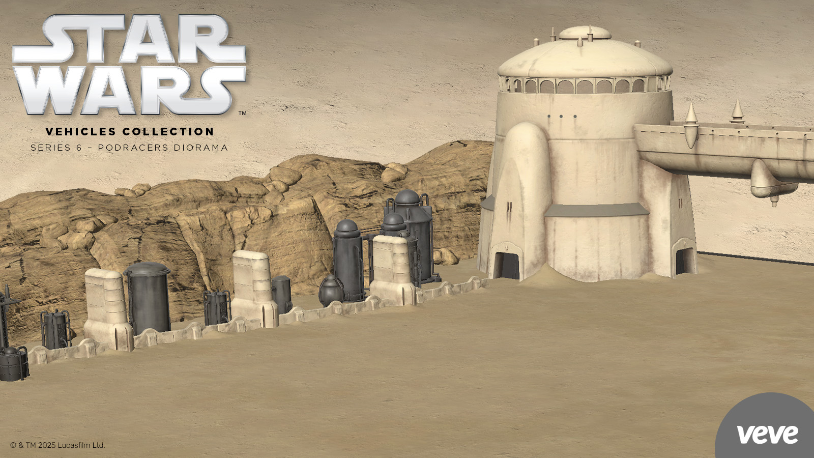 Star Wars diorama collectible in digital format