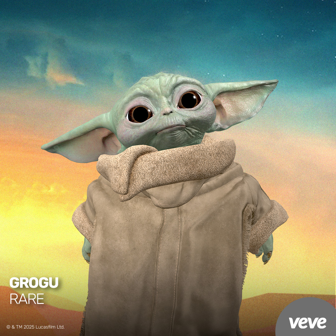 Grogu collectible in digital form