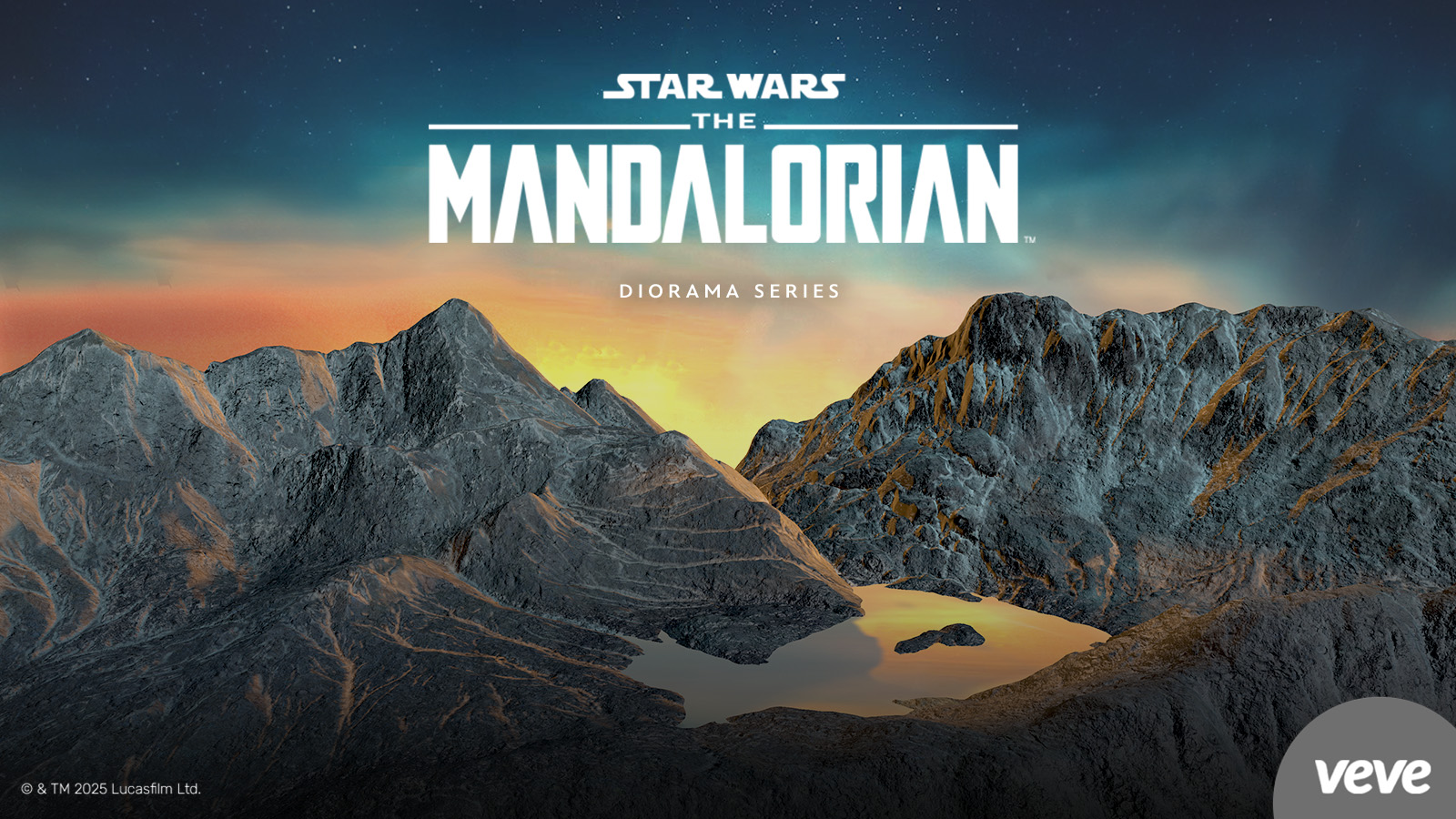 The Mandalorian Diorama Star Wars digital collectible