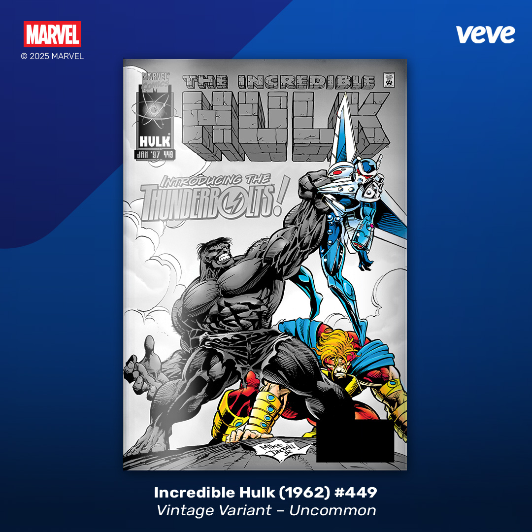 Incredible Hulk 449 Marvel digital comic featuring the uncommon cover variant on VeVe