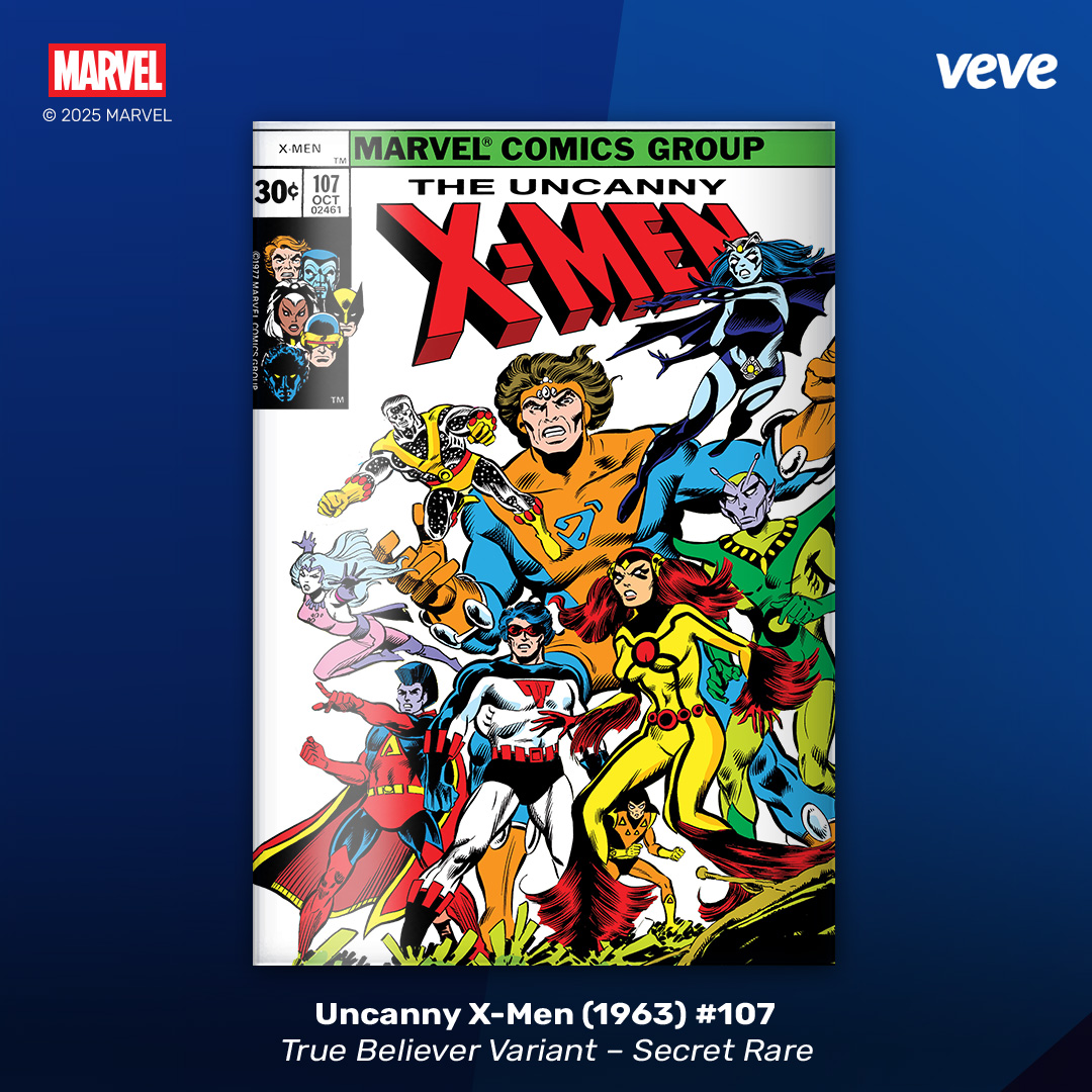 Uncanny X-Men 1963 #107 digital comic secret rare cover