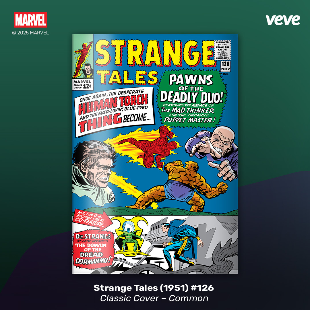 Strange Tales 126 Marvel digital comic featuring the common cover variant on VeVe