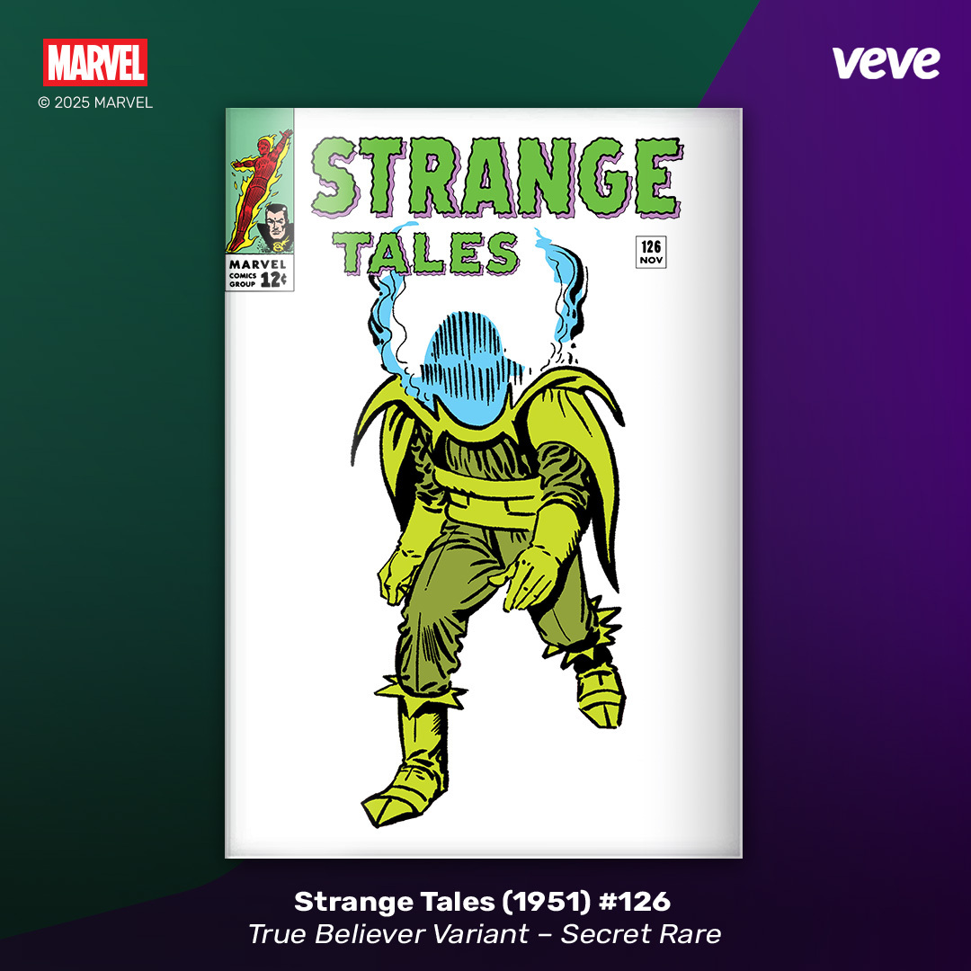 Strange Tales 126 Marvel digital comic featuring the secret rare cover variant on VeVe