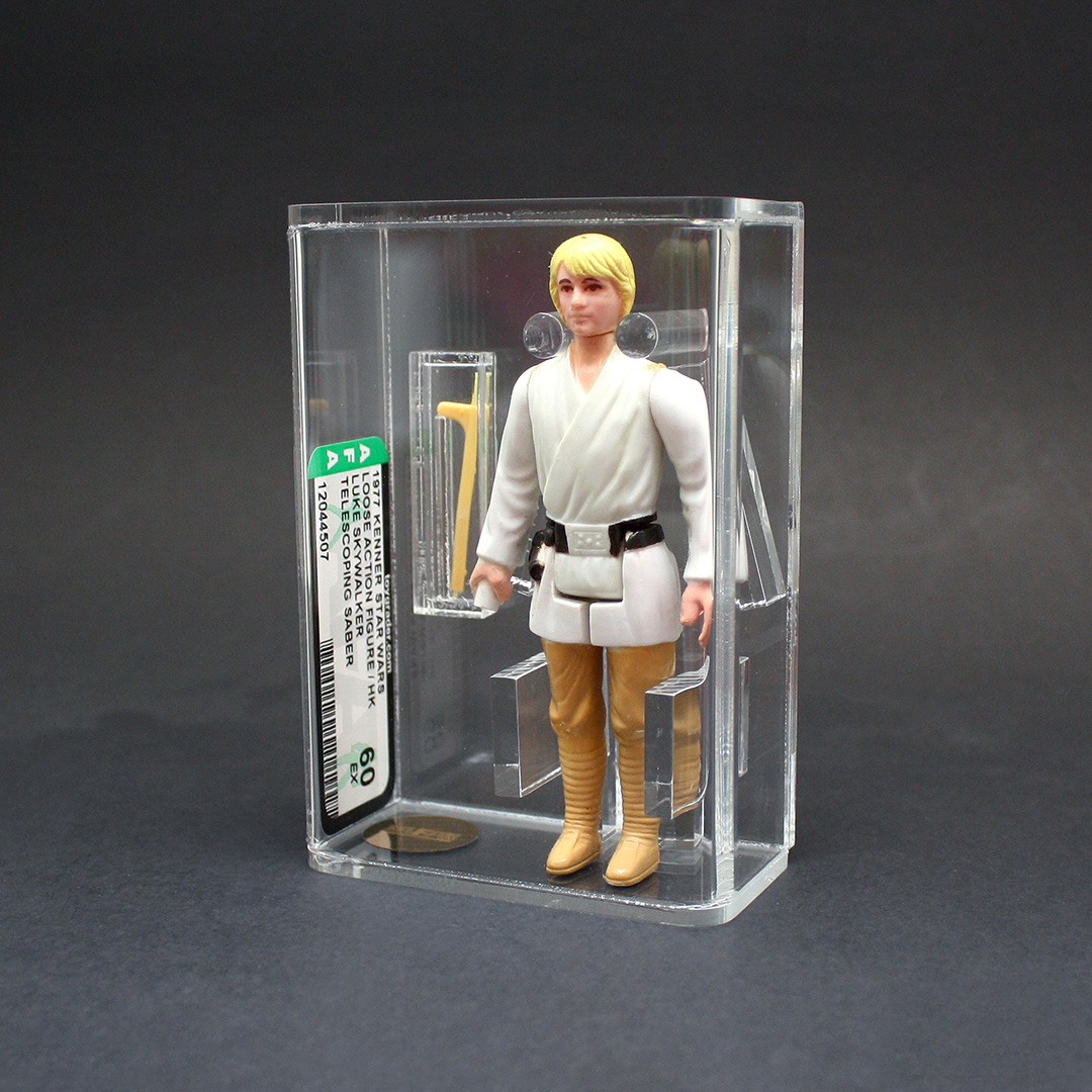 Double telescoping lightsaber Luke Skywalker rare Star Wars collectible