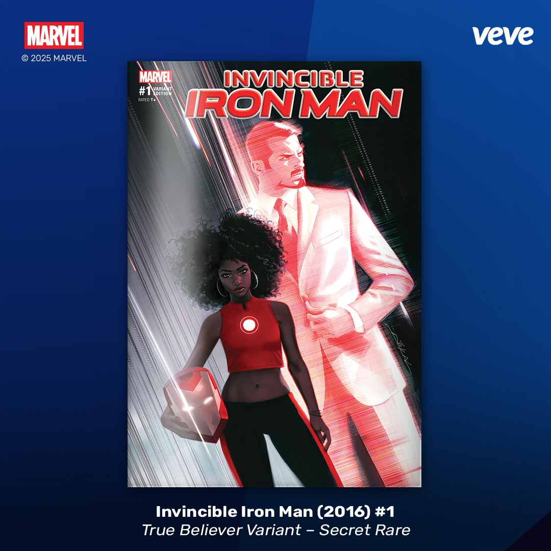 Invincible Iron Man (2016) #1 secret rare digital comic