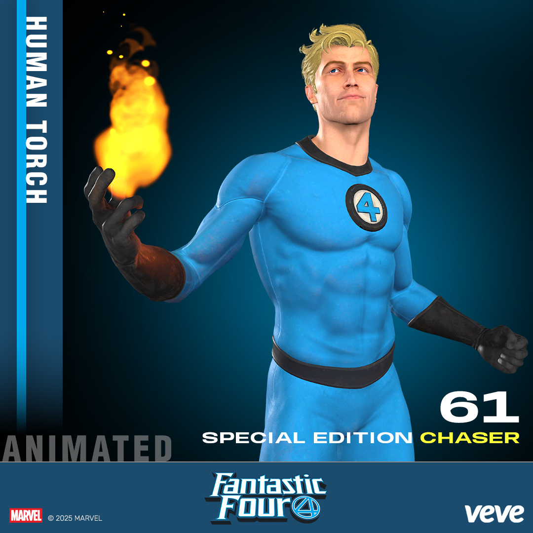 Human Torch digital collectible special edition on VeVe