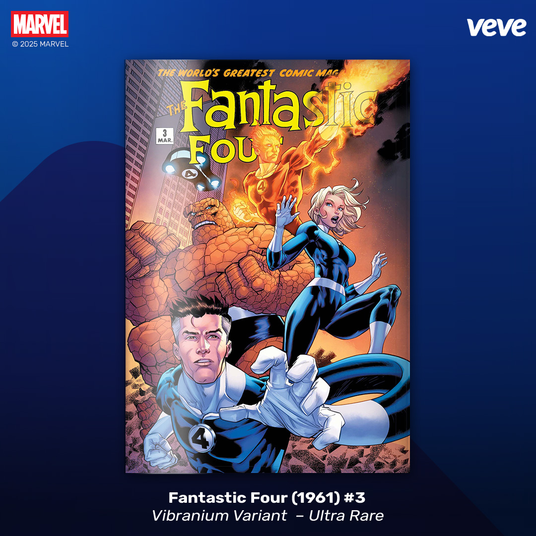 Fantastic Four 1961 #3 digital comic on VeVe ultra rare variant