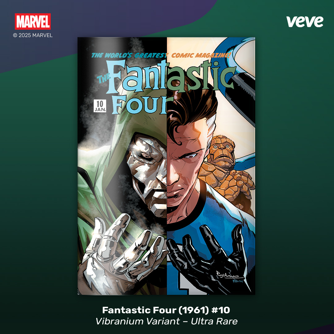 Ultra Rare Marvel Fantastic Four 1961 #10 digital comic