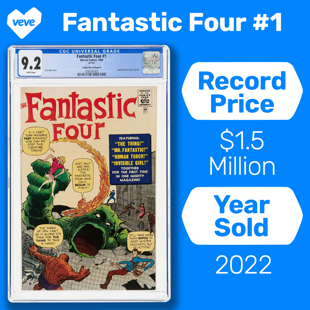 fantastic four #1 record price 1.5 million