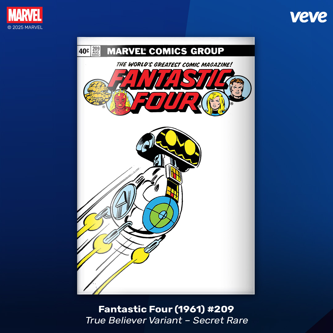 Fantastic Four comics 1961 209 secret rare cover