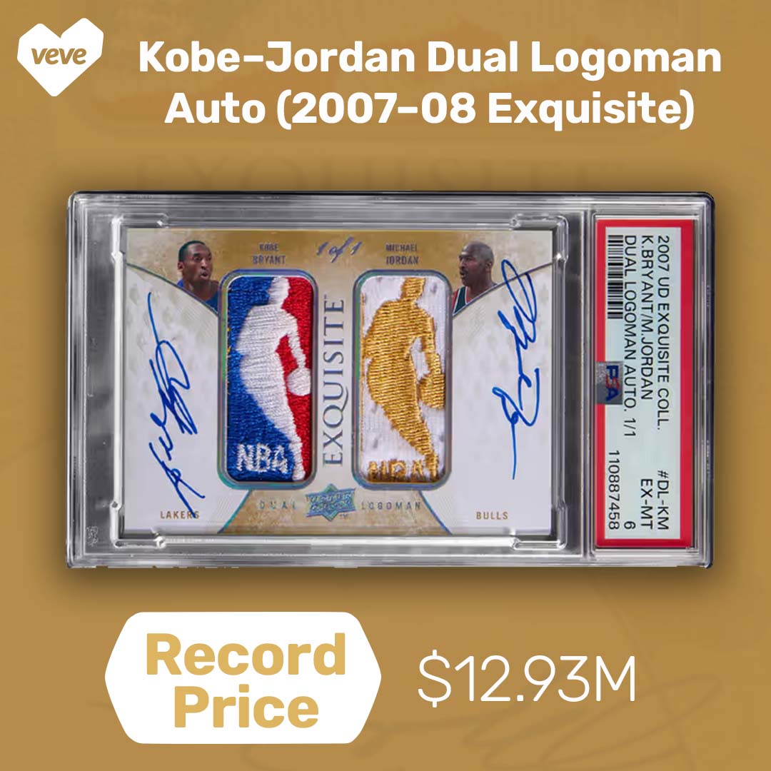 Jordan-Kobe Dual Logoman Auto basketball card