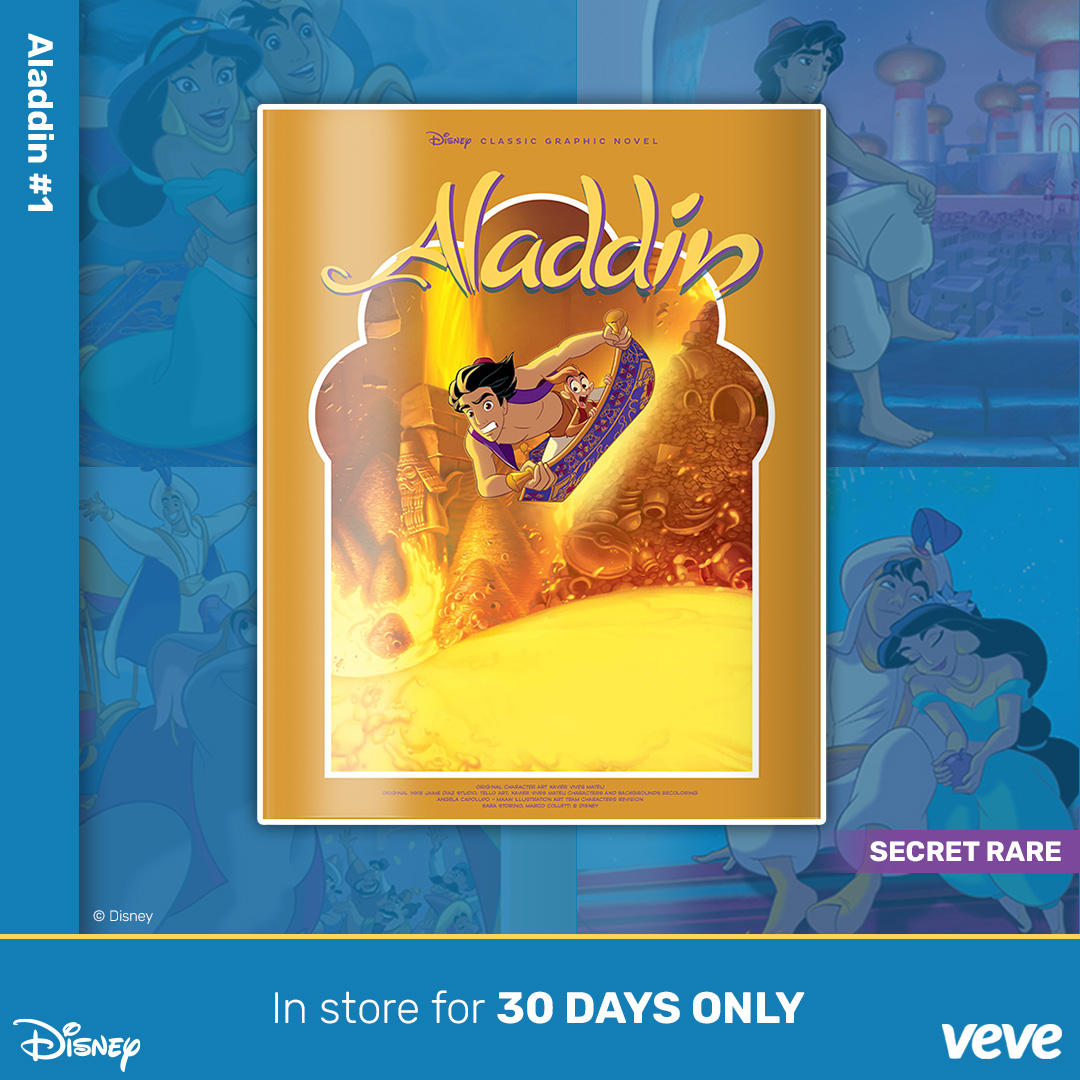 Disney Aladdin #1 digital comic secret rare variant