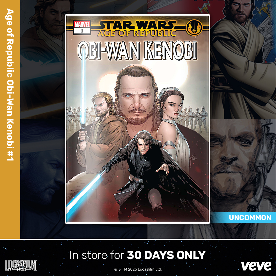 Star Wars digital comic Age of Republic Obi-Wan Kenobi #1 uncommon variant