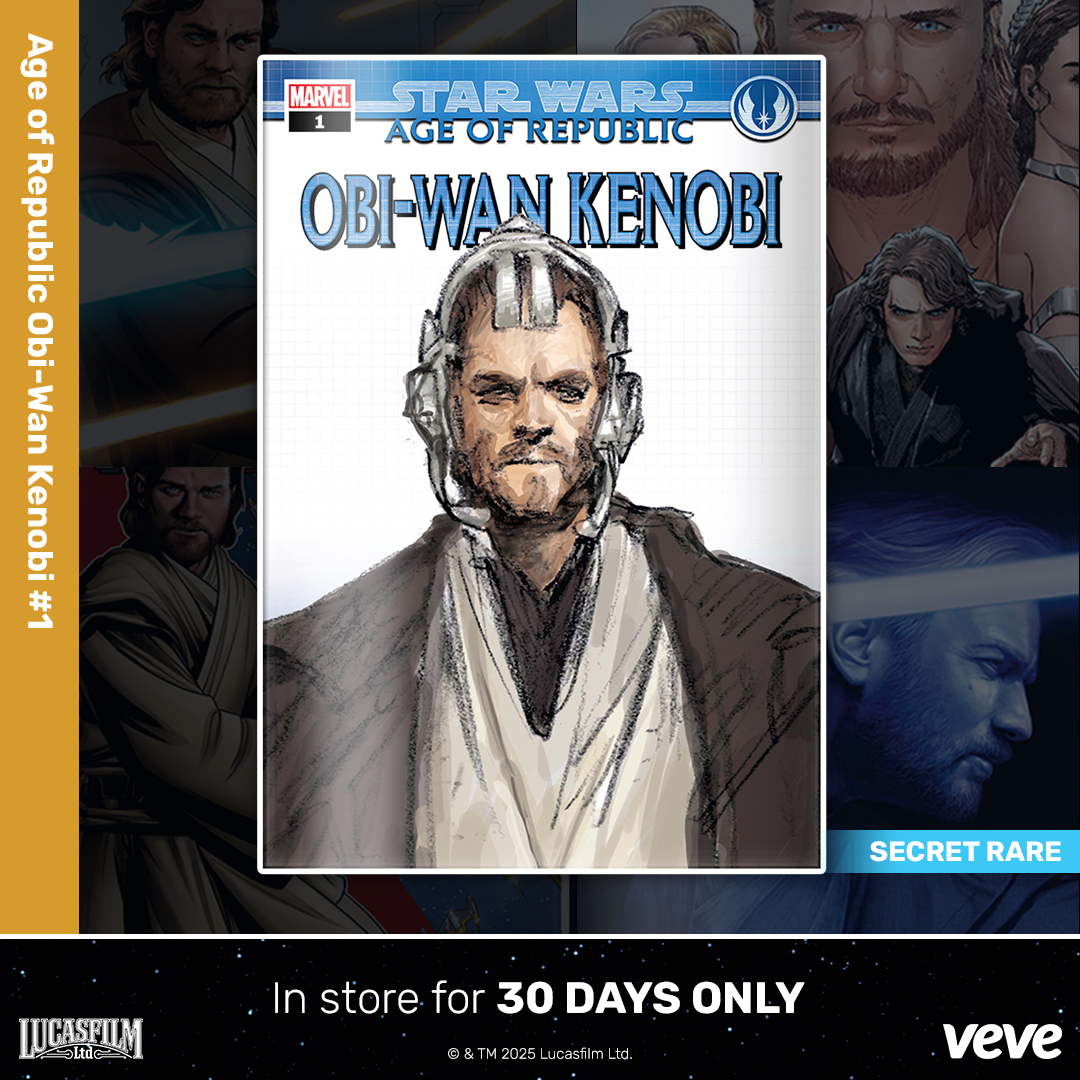 Star Wars digital comic Age of Republic Obi-Wan Kenobi #1 secret rare cover