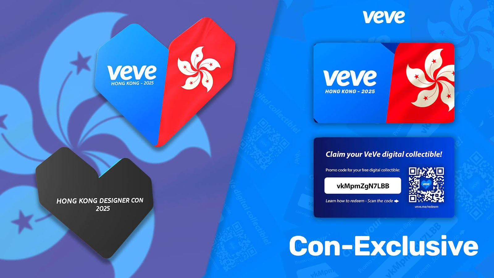 A VeVe convention exclusive Designer Con Hong Kong heart.