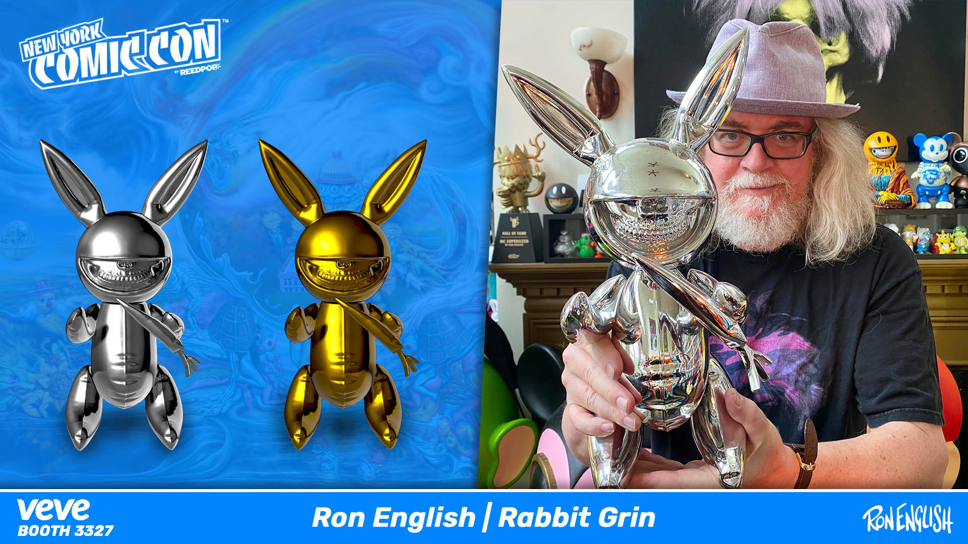 Ron English exclusive collectibles at New York Comic Con 2025