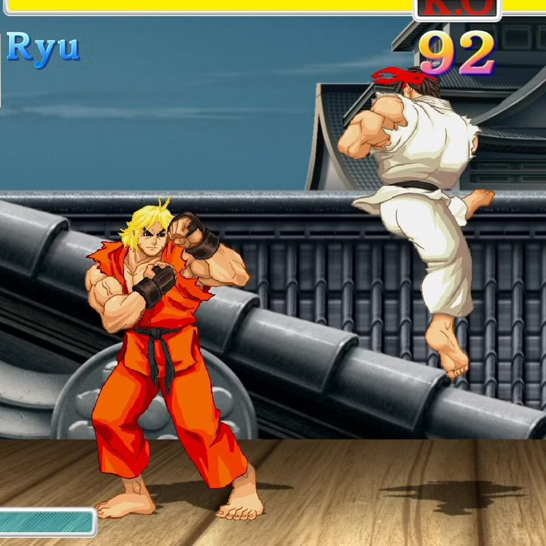 Street Fighter II combo move