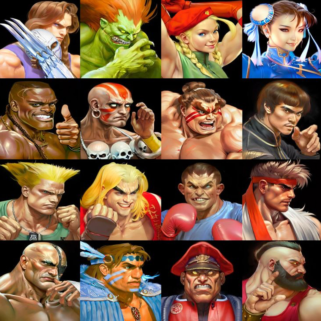 Street Fighter II characters