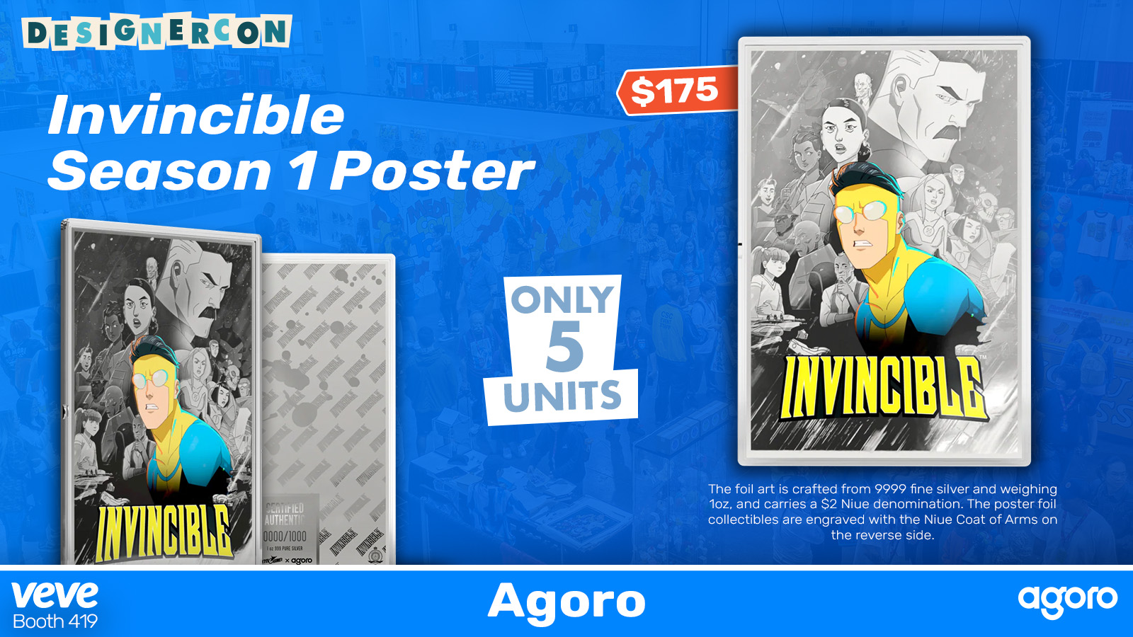 Invincible collectibles at DesignerCon 2025