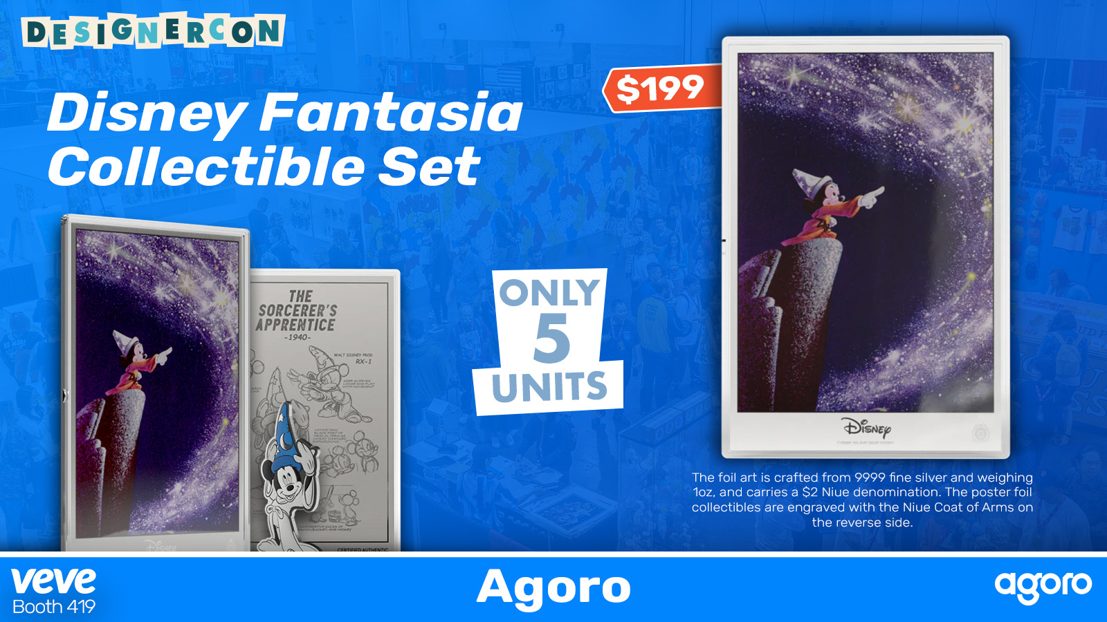 Disney Fantasia collectibles at DesignerCon 2025