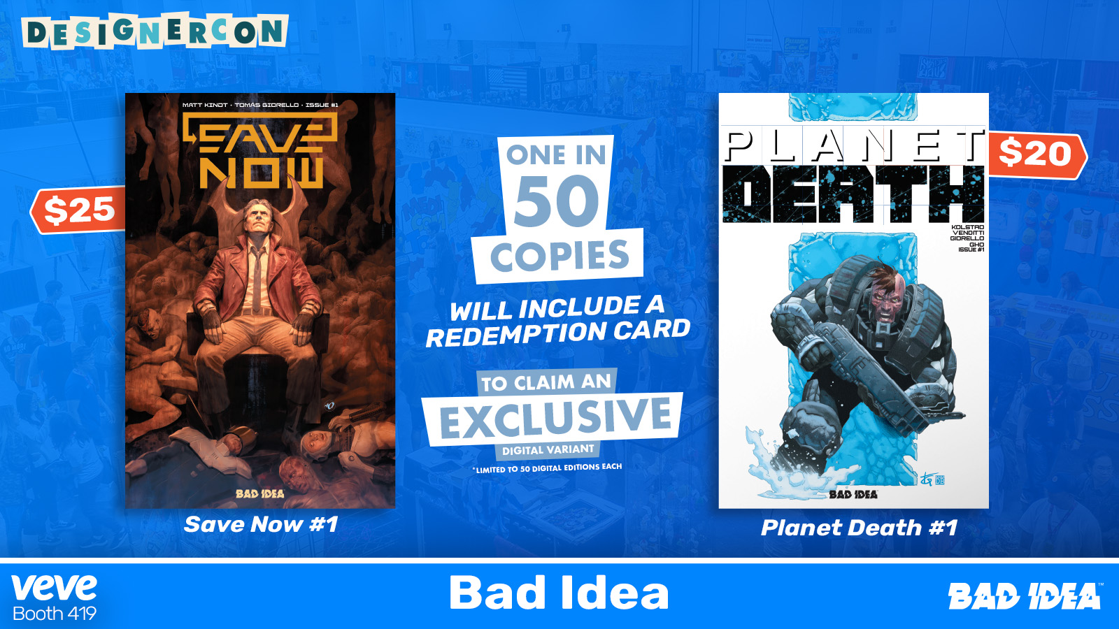 Bad Idea comics at DesignerCon 2025