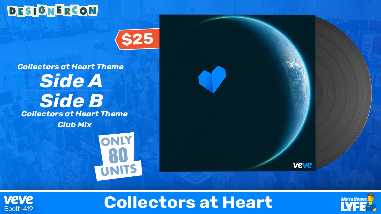 VeVe Record collectibles at DesignerCon 2025