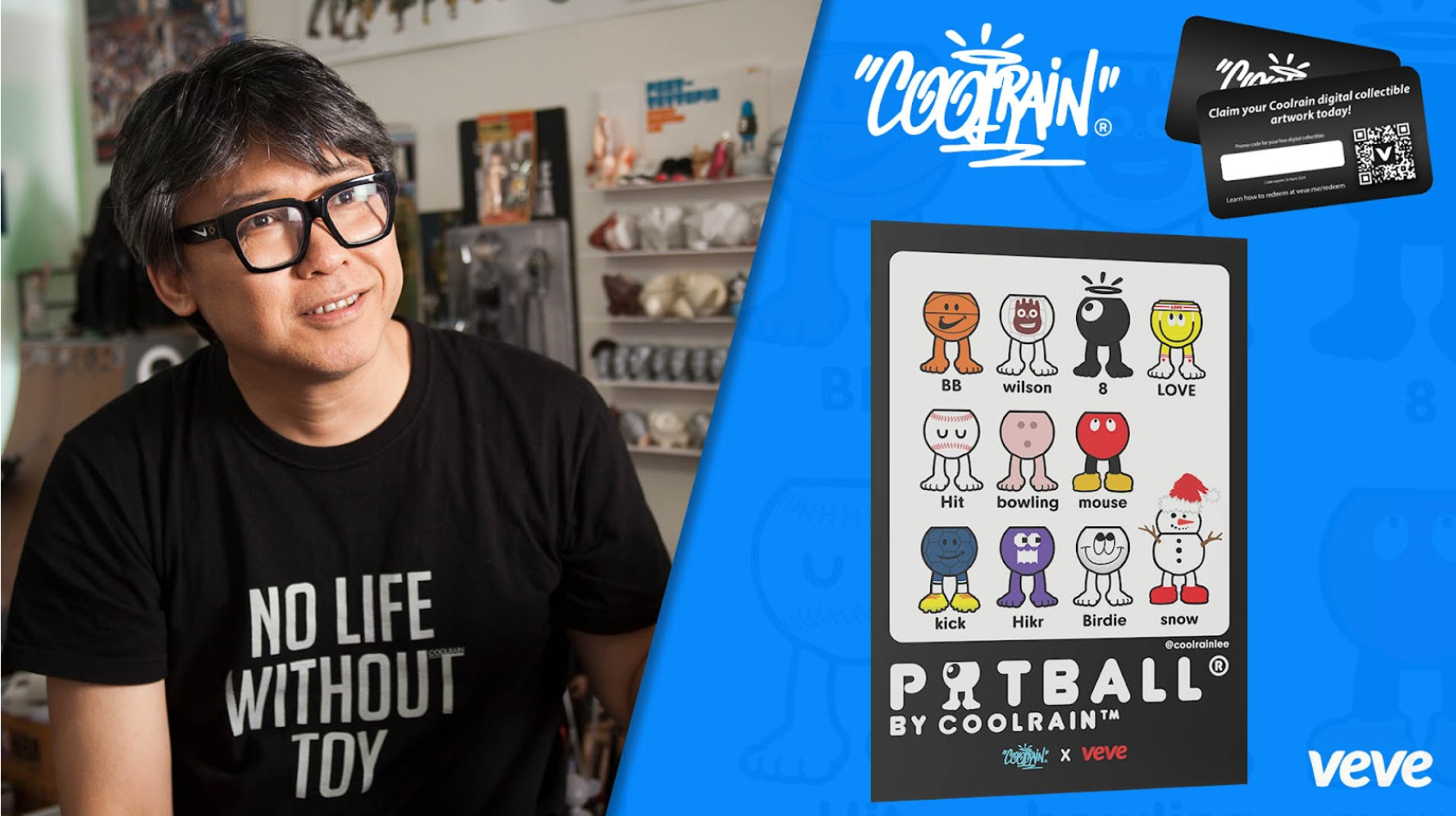 COOLRAIN collectibles at DesignerCon 2025