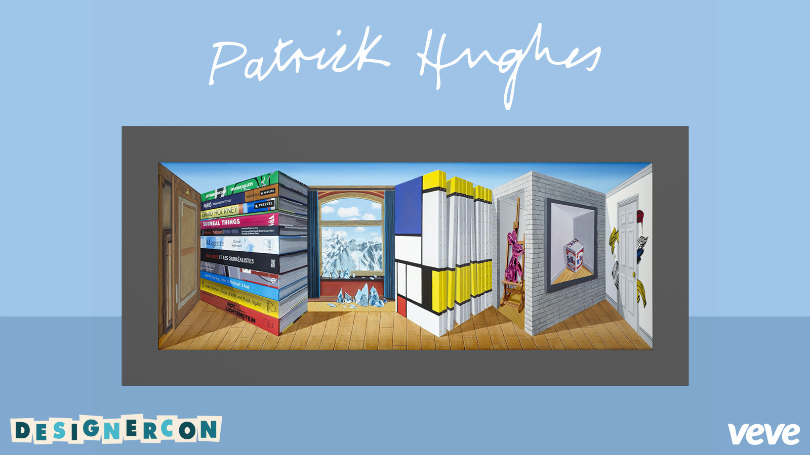 Patrick Hughes digital collectible at Designercon 2025