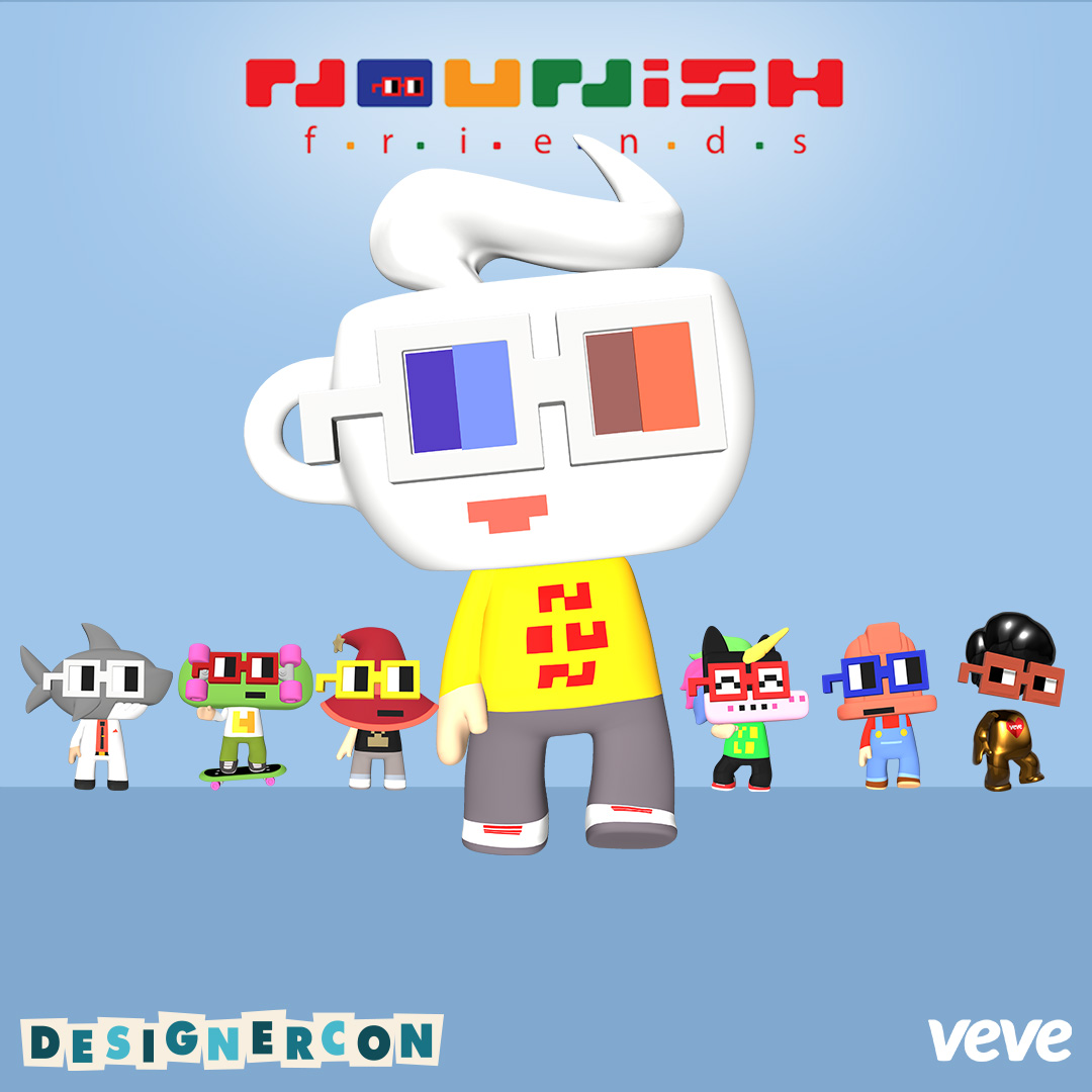 Nounish Friends digital collectible at Designercon 2025