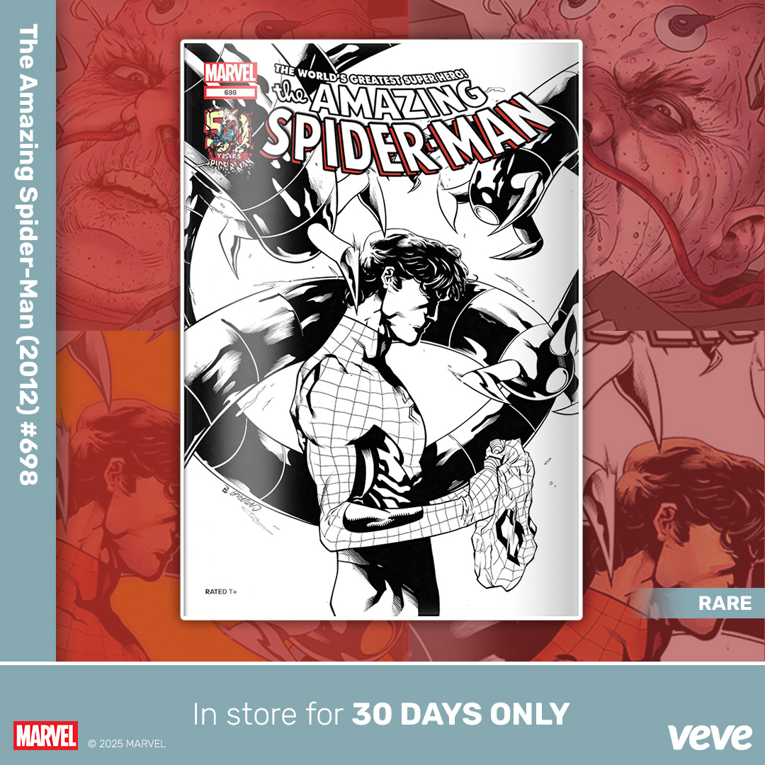 Exclusive Black and White Spider-Man Comic Covers