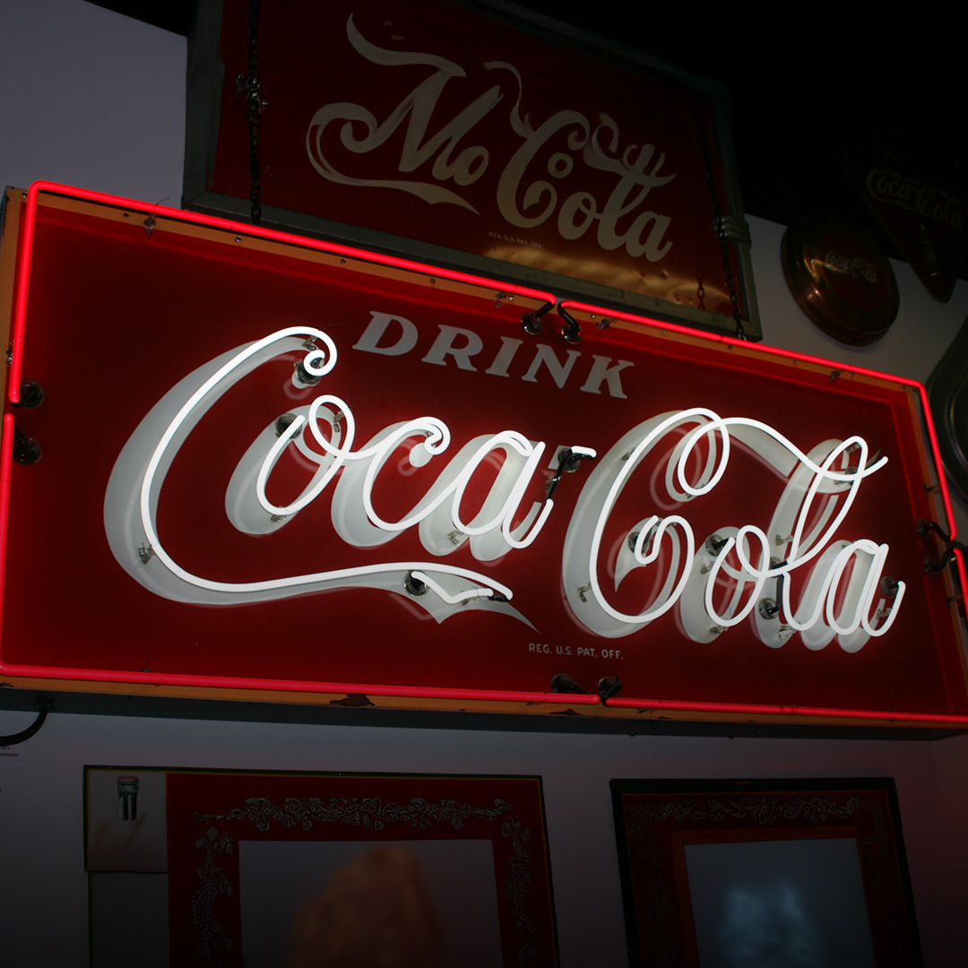 vintage 1930s Coca-Cola Neon Sign