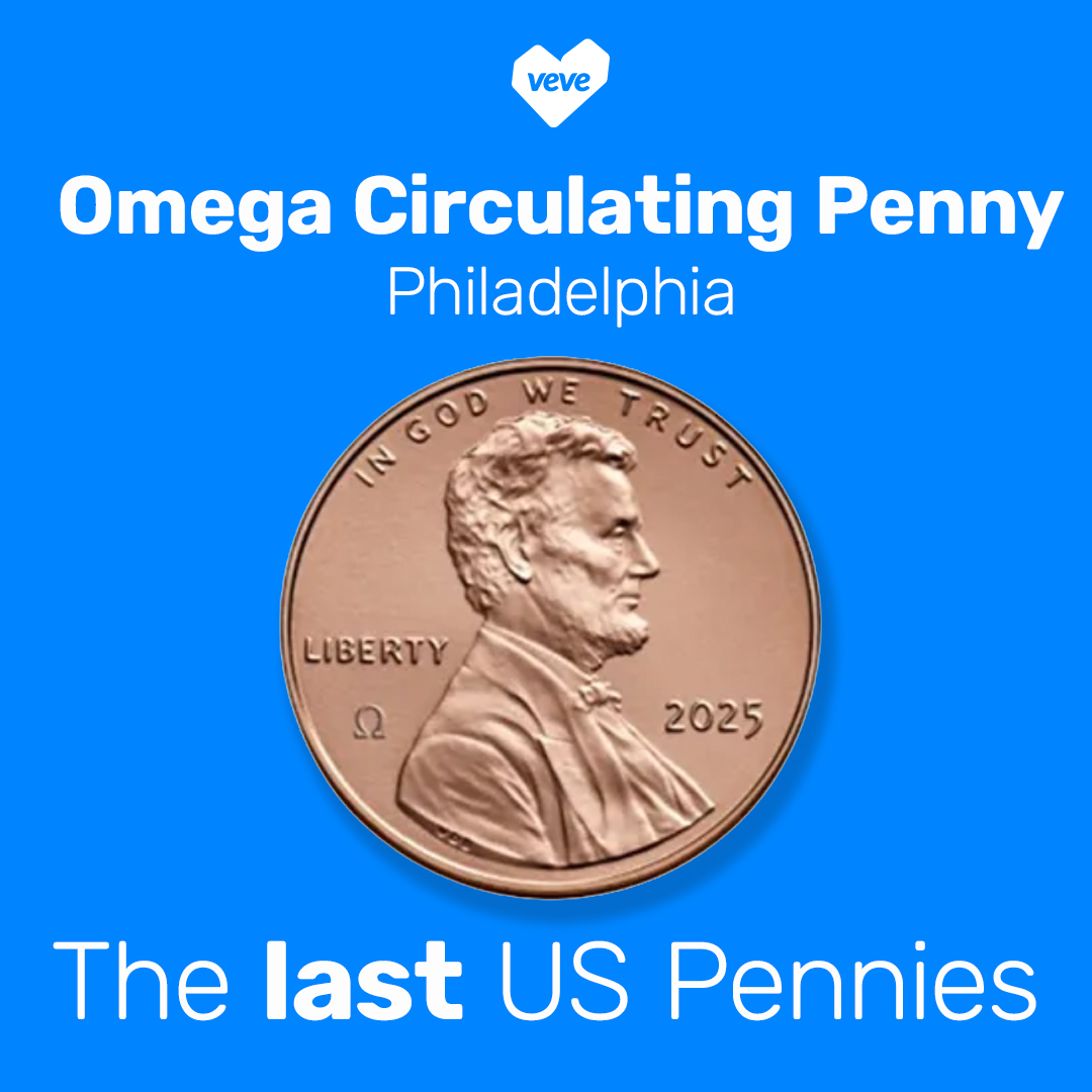 Omega Circulating US Penny Philadelphia Mint