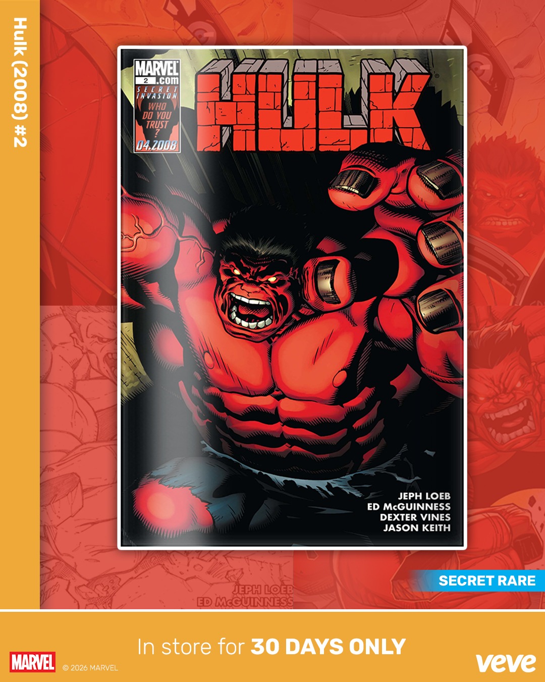 Ed McGuinness Reprint Marvel Comic Variant Cover Rarest