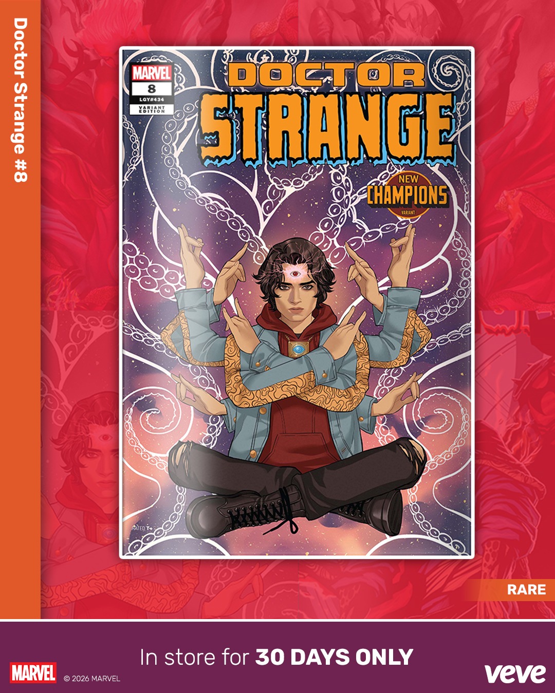 Doctor Strange (2023) #8 marvel digital comic rare variant