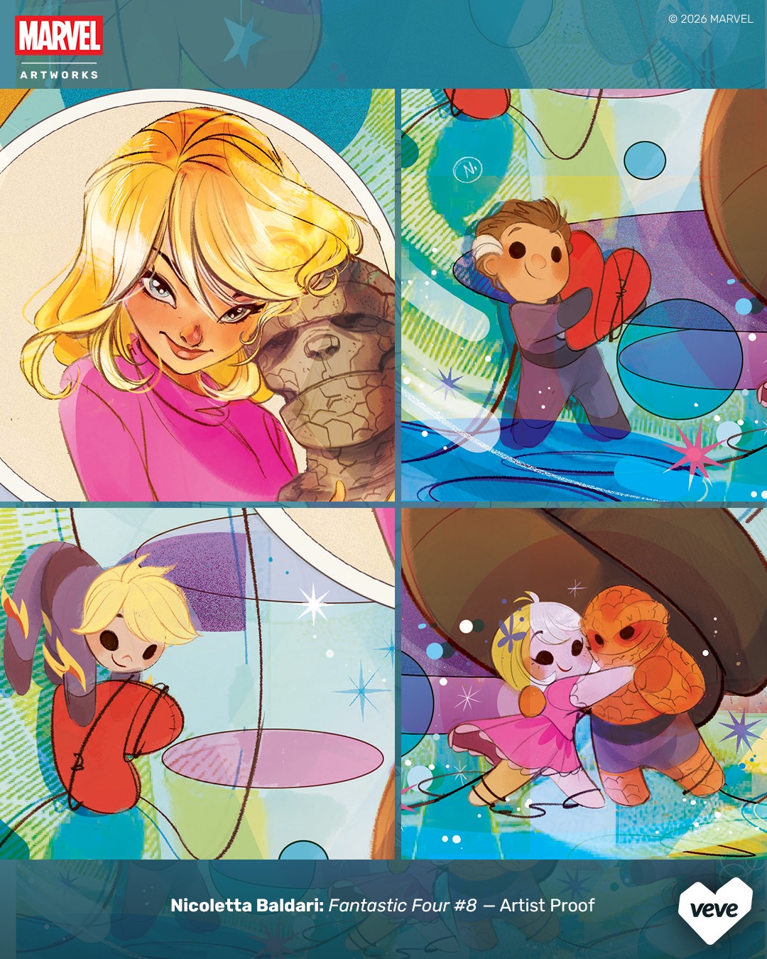 Nicoletta Baldari Art Prints Marvel Comics