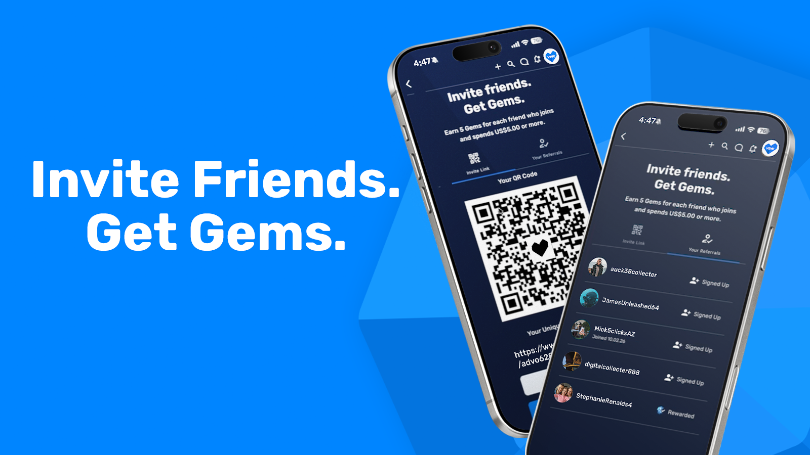 Invite Friends Get Gems VeVe Referral Program