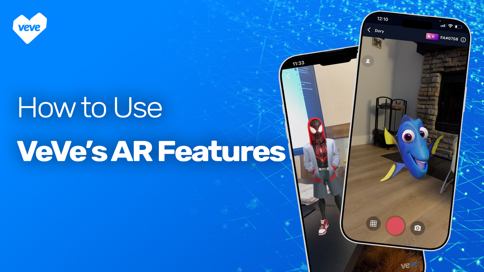 how to use veve ar features