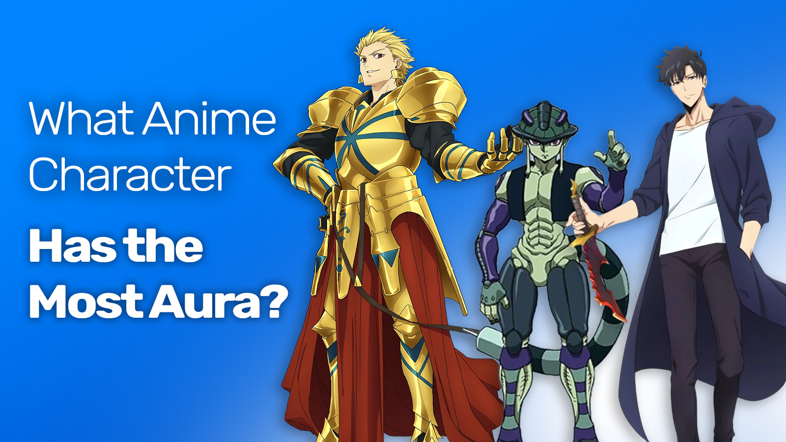 Which anime character has the most Aura