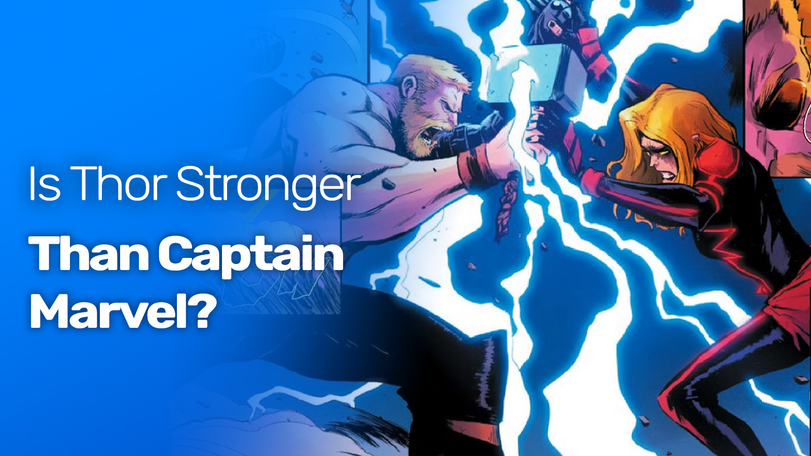 is thor stronger than captain marvel