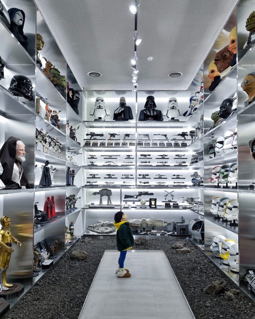 Floor to ceiling Star Wars collection by Cho Woong