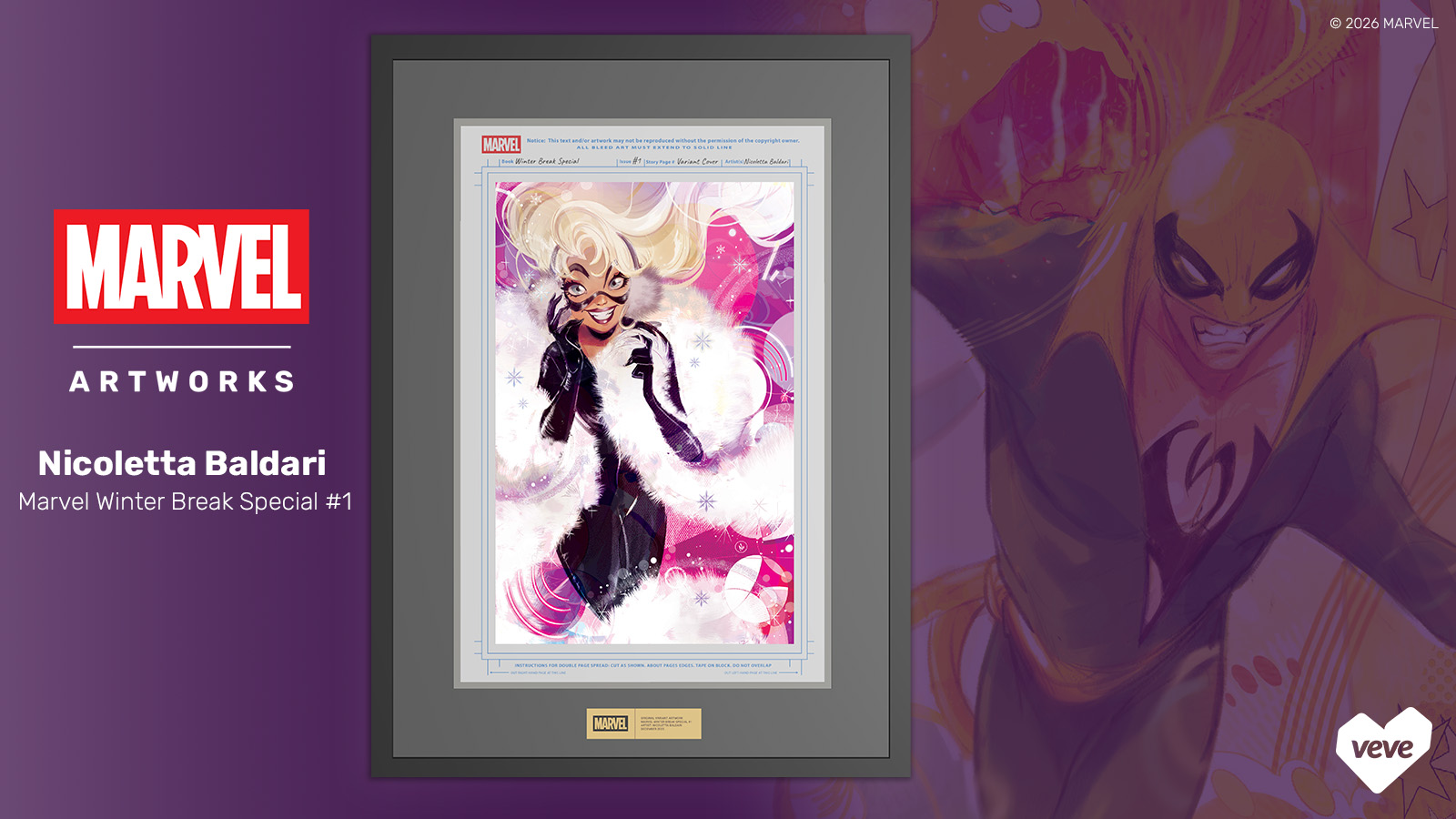 Nicoletta Baldari Artist Proof Marvel Winter Break Special #1
