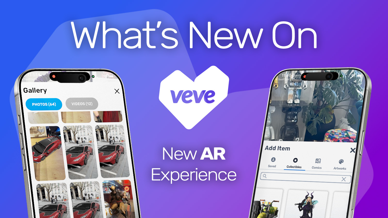New AR Updates on VeVe