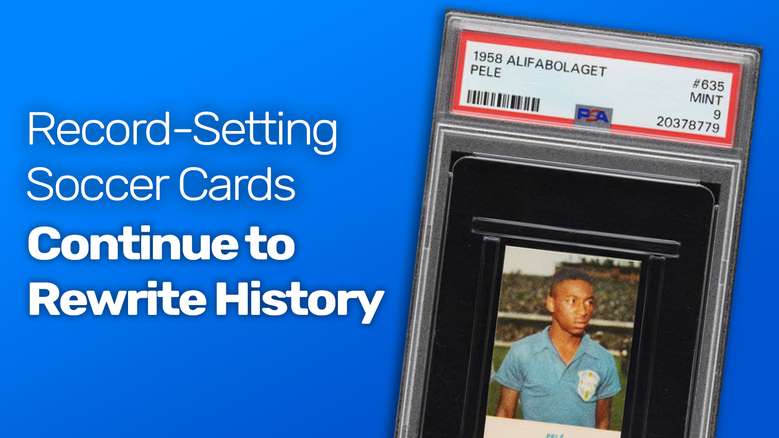 record setting soccer cards go to auction