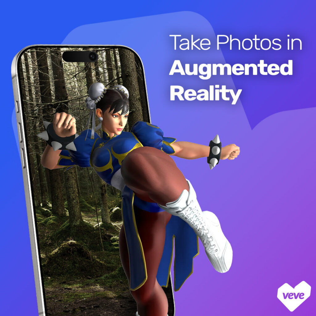 Chun Li AR digital collectible