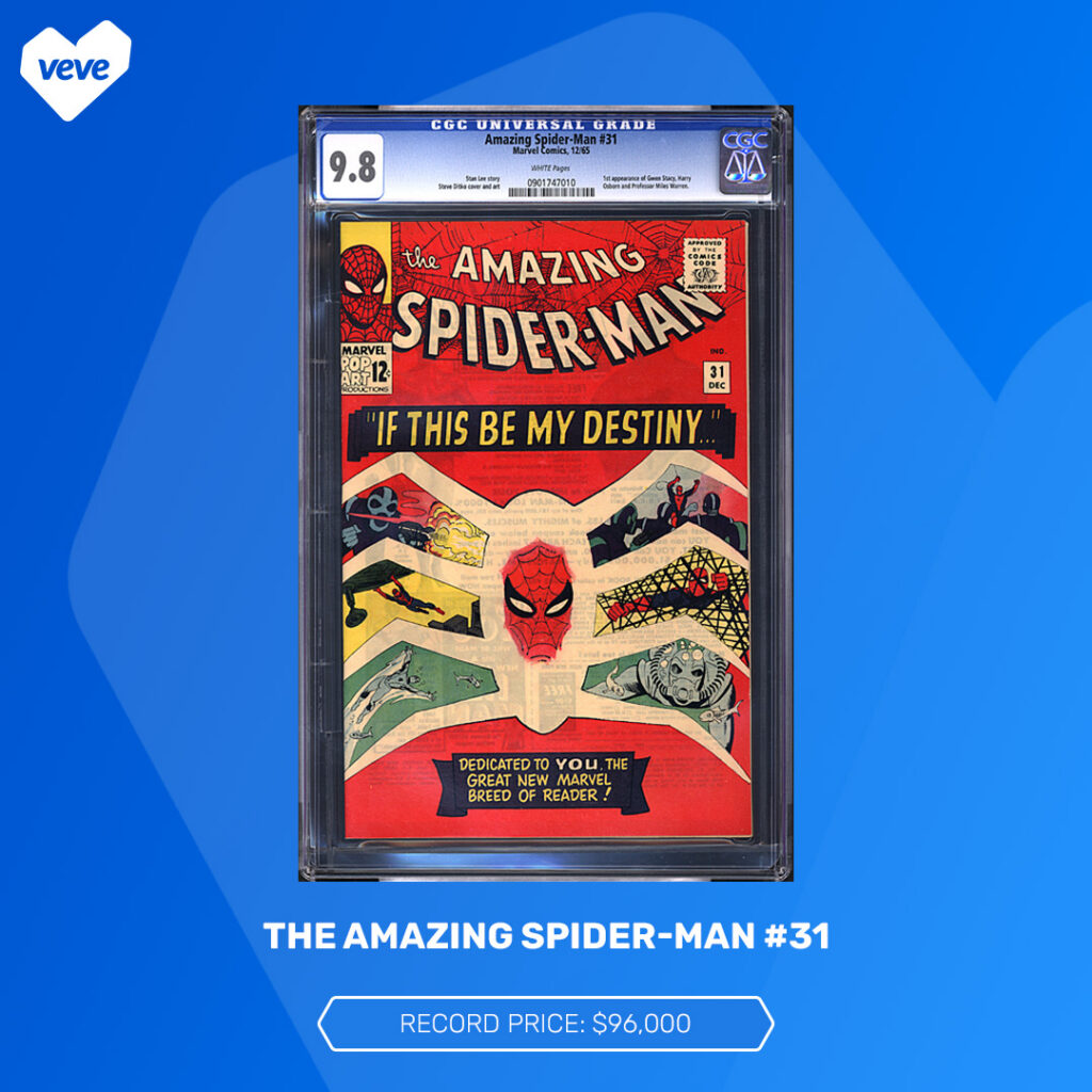 Amazing Spider-Man #31 record price