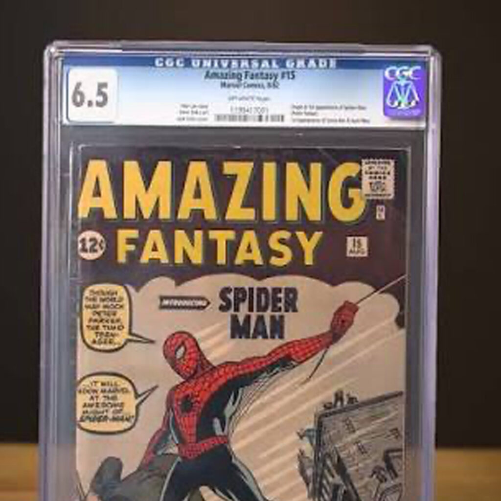 Graded Spider-Man comic